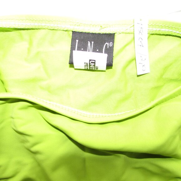 INC International Concepts Lime Green 2 Pc Tankini - Small - NEW - Picture 7 of 9
